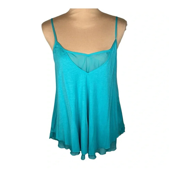 GUESS‎ Turquoise Spaghetti Strap Camisole Medium - Picture 1 of 7